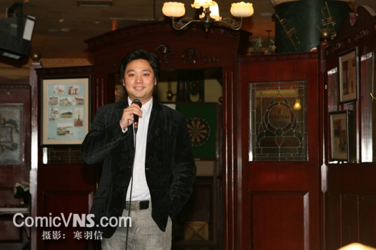 2009“去东京,看漫展”创意总监陈林材介绍观展行程 CV通讯社记者 寒羽信 现场图片